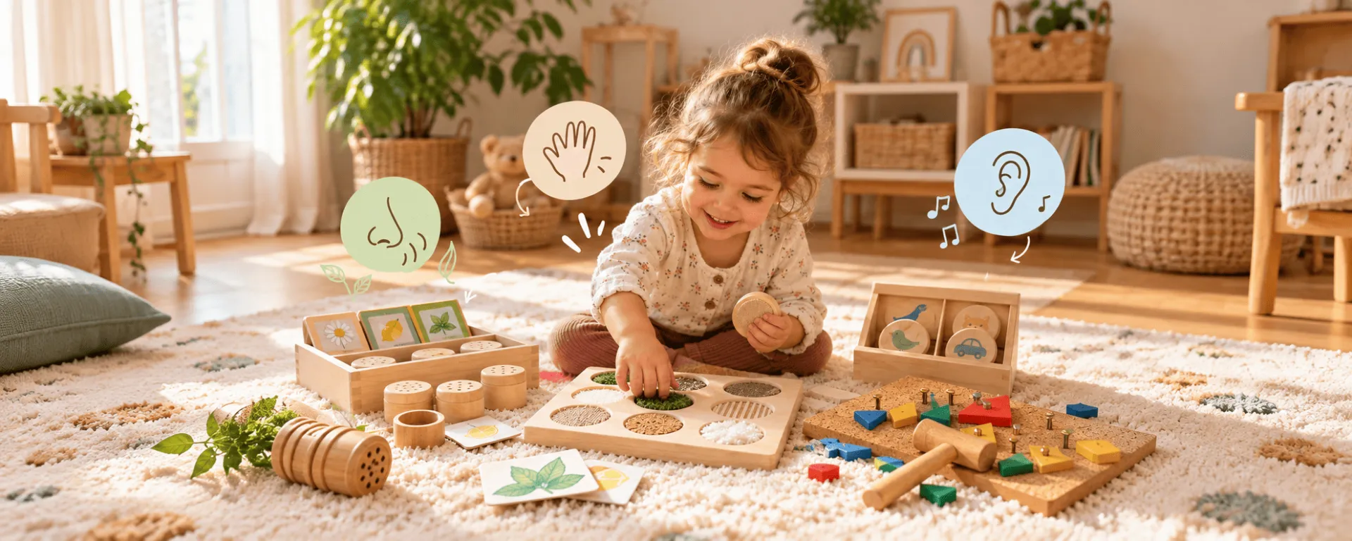 Jeux d’éveil sensoriel : 5 idées simples à faire avec les enfants